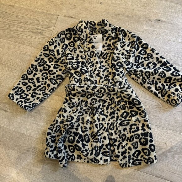 OAS Leopard Terry Towel Robe